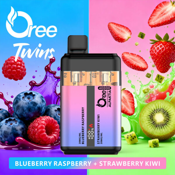 Oree Alpaktia STRAWBERRY KIWI / BLUEBERRY RASPERRY – Bild 2